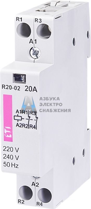 R 20-02 230V, Контактор ETI, арт. 2461230