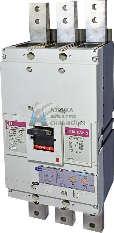 EB2 1600/3LE-FC 1600A 3p, Авт. выключатель ETI, арт. 4672250