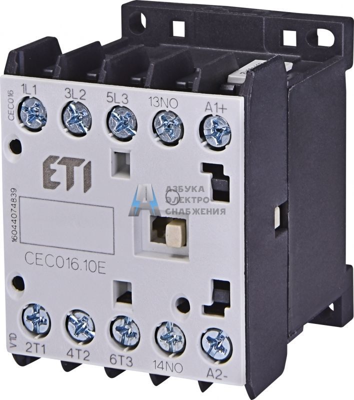 CEC016.10 230V-50/60Hz, Контактор миниатюрный ETI, арт. 4641090