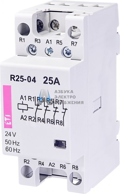 R 25-04 24V, Контактор ETI, арт. 2462351