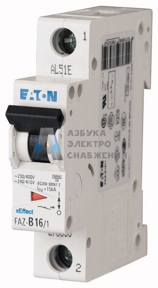 FAZ-B1,5/1, Автоматический выключатель EATON, арт. 278521