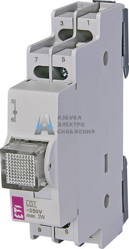 LG1 white; Лампа сигнальная ETI; арт. 760511109