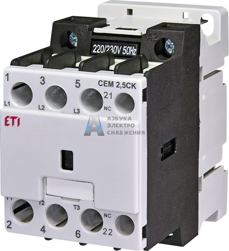 CEM2,5CK.01-230V-50Hz, Контактор ETI, арт. 4643803