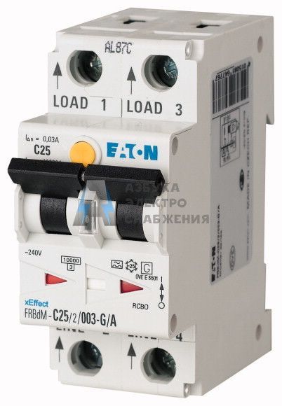 FRBDM-C10/2/001-G/A, Цифровой дифференциальный автоматический выключатель EATON, арт. 168298