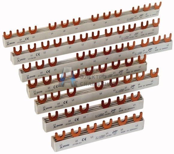 EVG-1PHAS/2-5MODUL/FILS, Соединительная шина EATON, арт. 285384