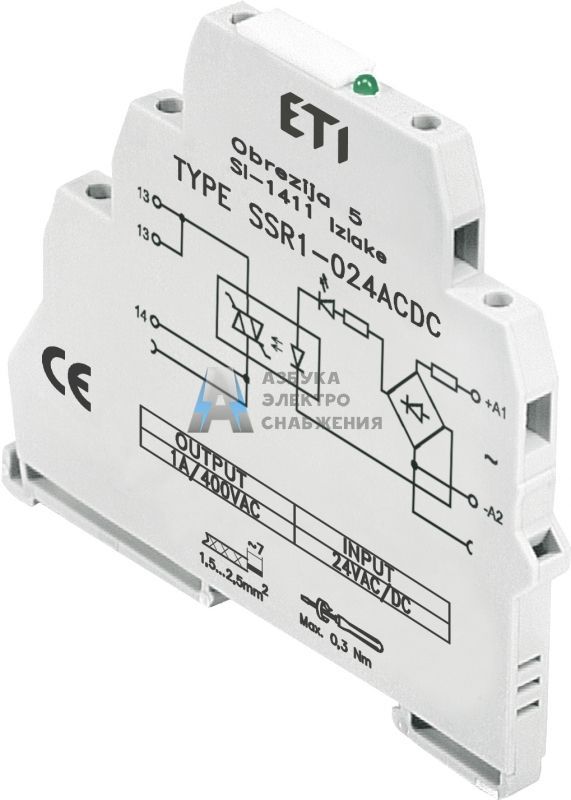 SSR1-024ACDC; Реле интерфейсное ETI; арт. 2473050