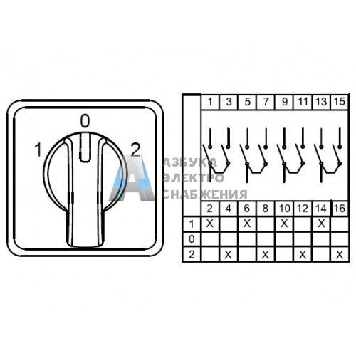 CS016075S; Трехпозиционный переключатель Klemsan; арт. 800141